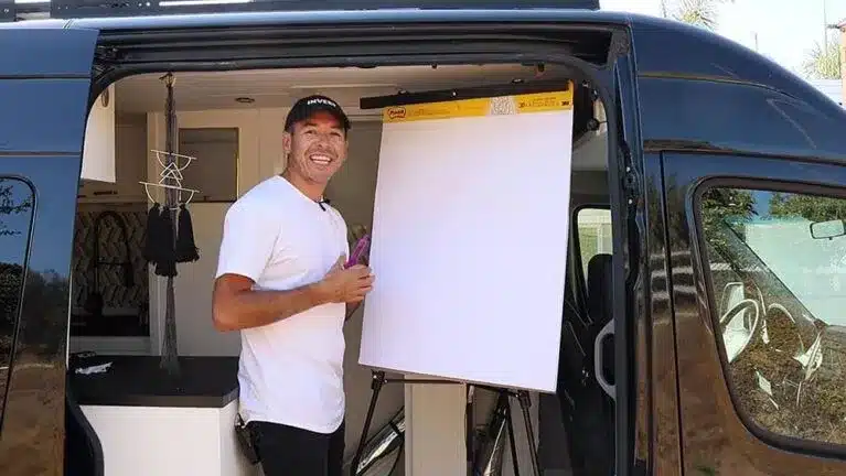 Adrian brambila teaches the brambila method 2. 0 from his van