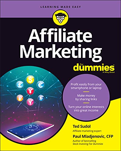 The cover of affiliate marketing for dummies