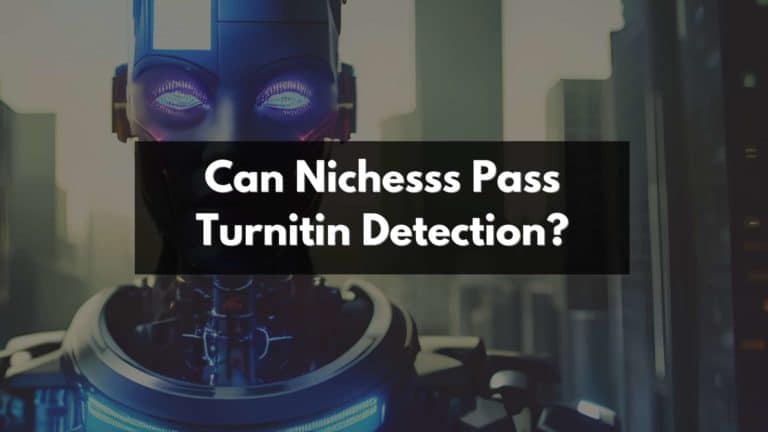 Can nichesss pass turnitin detection?