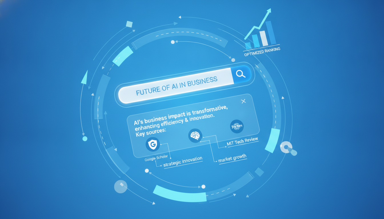 AI Overviews optimization chart displaying citation sources and ranking factors