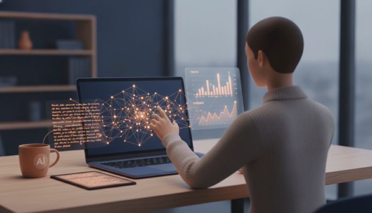How to humanize AI content for SEO guide featured illustration