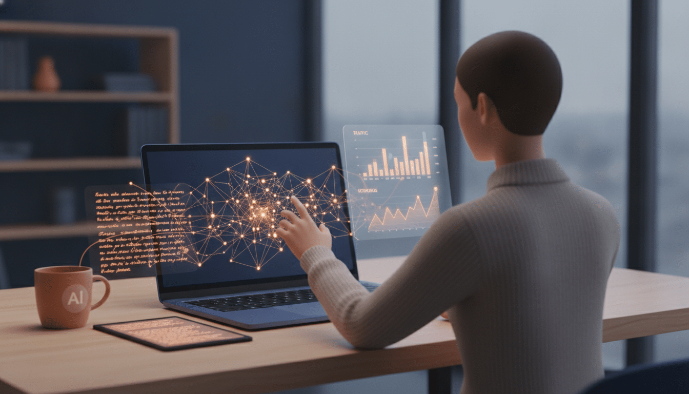 How to humanize AI content for SEO guide featured illustration